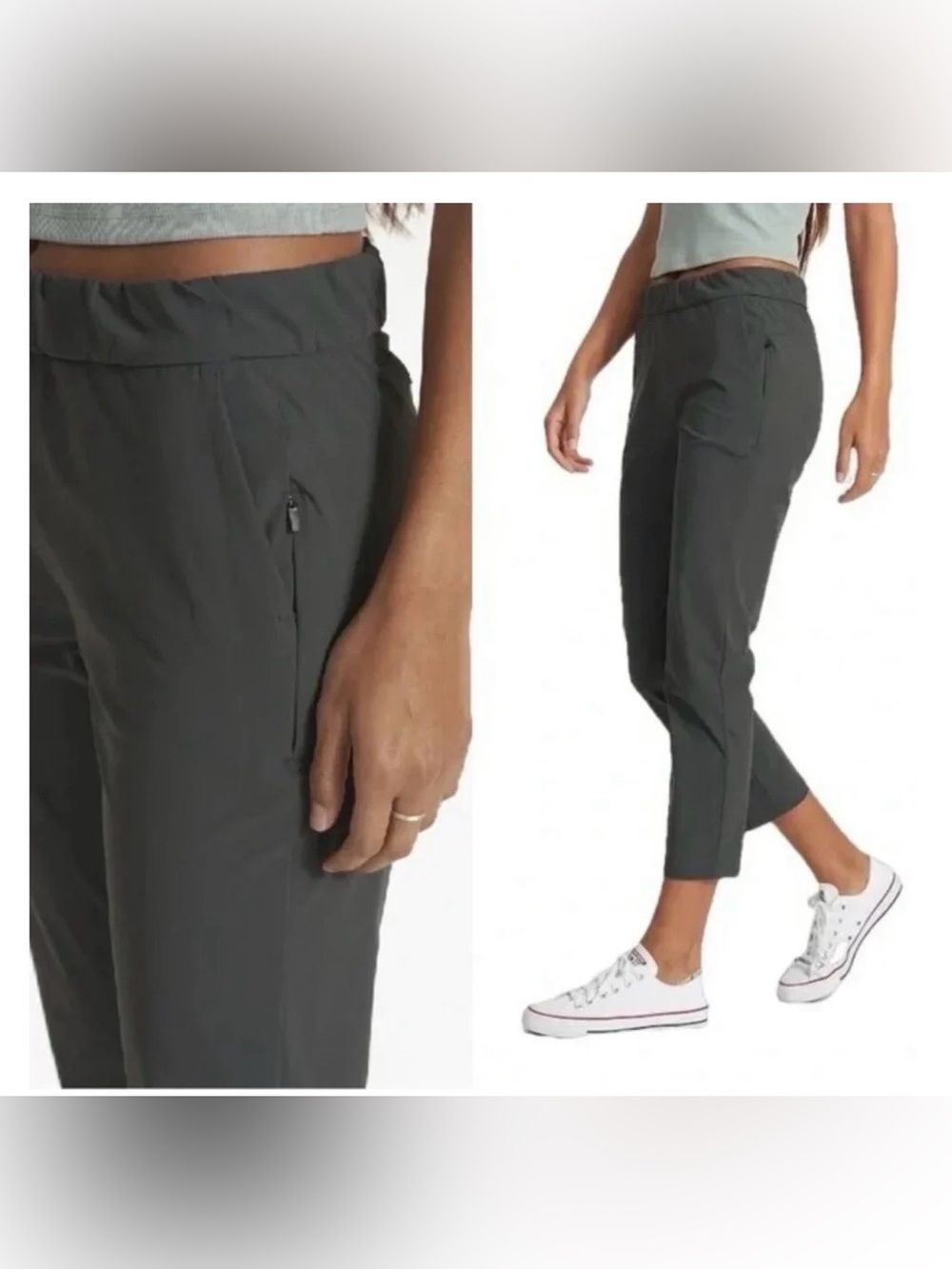 VUORI- Miles Ankle Pant Ash Gray Size XS